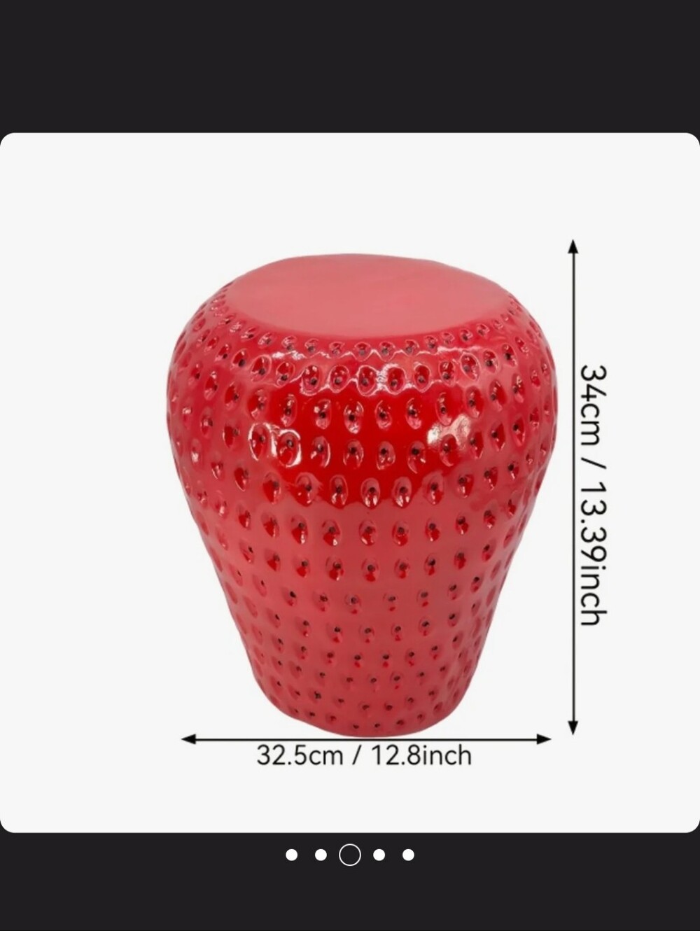 Strawberry Food Stool - Picture 6 of 7
